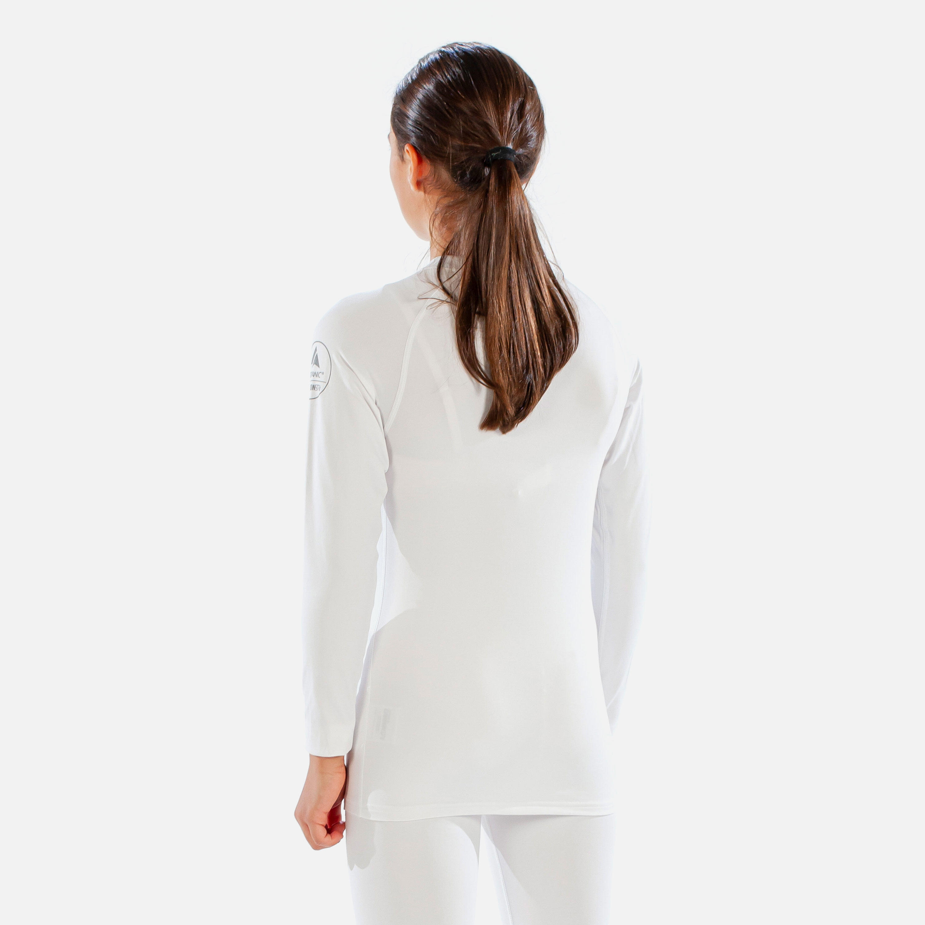 CarbonDri Cozy Girls Crewneck Optic White 4/7
