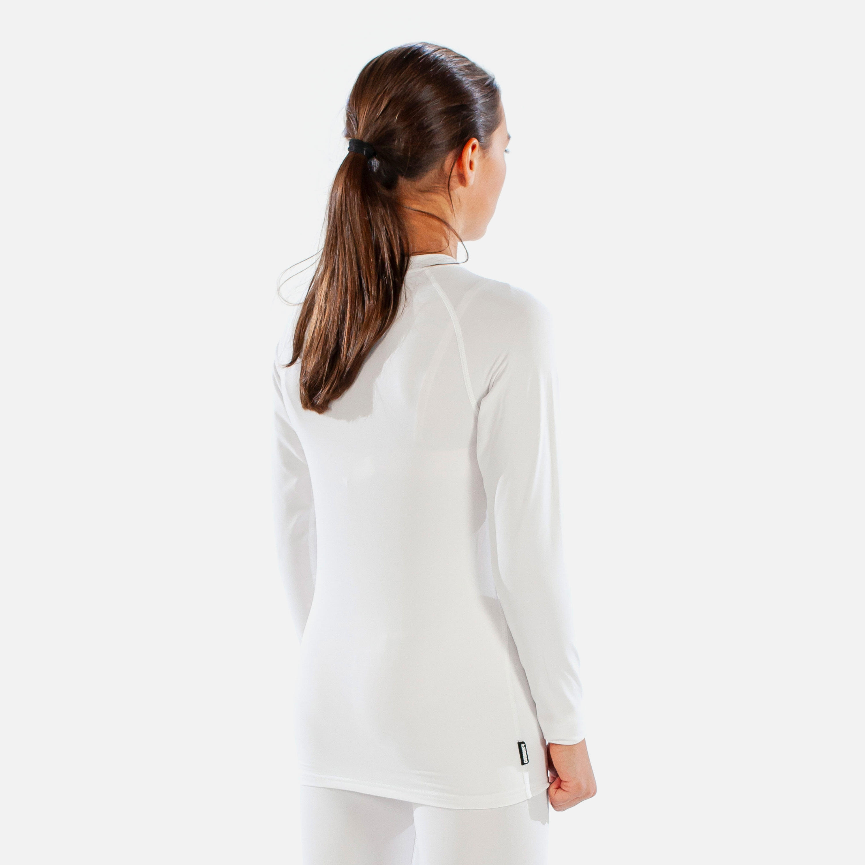 CarbonDri Cozy Girls Crewneck Optic White 6/7