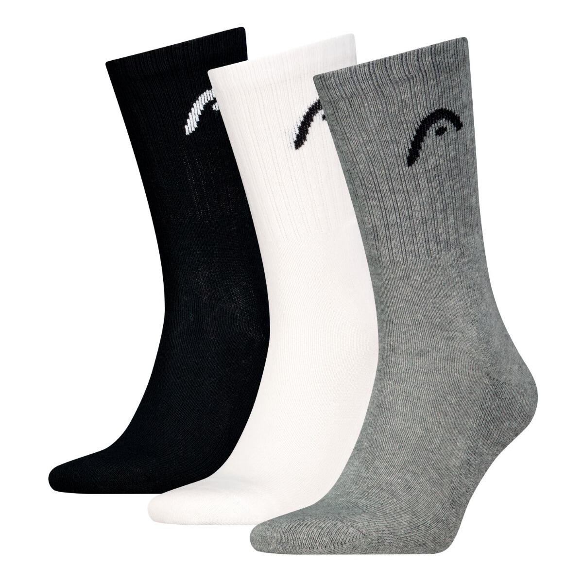 Chaussettes de sport entraînement 12 paires Gris / Blanc / Noir 2/4