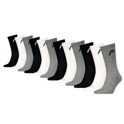 Chaussettes de sport entraînement 12 paires Noir
