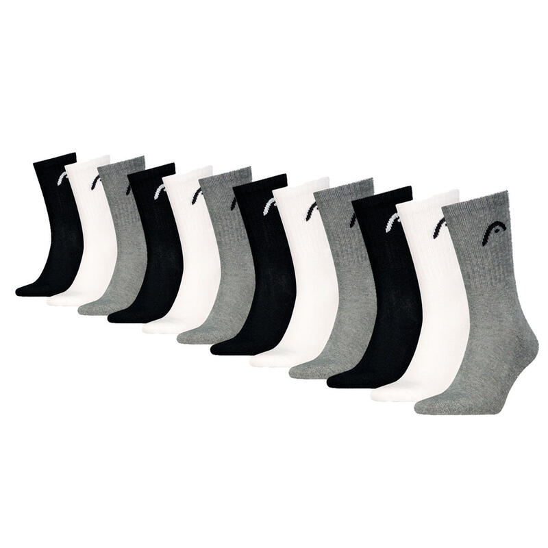 Sportsokken Training 12-pack Grijs / Wit / Zwart