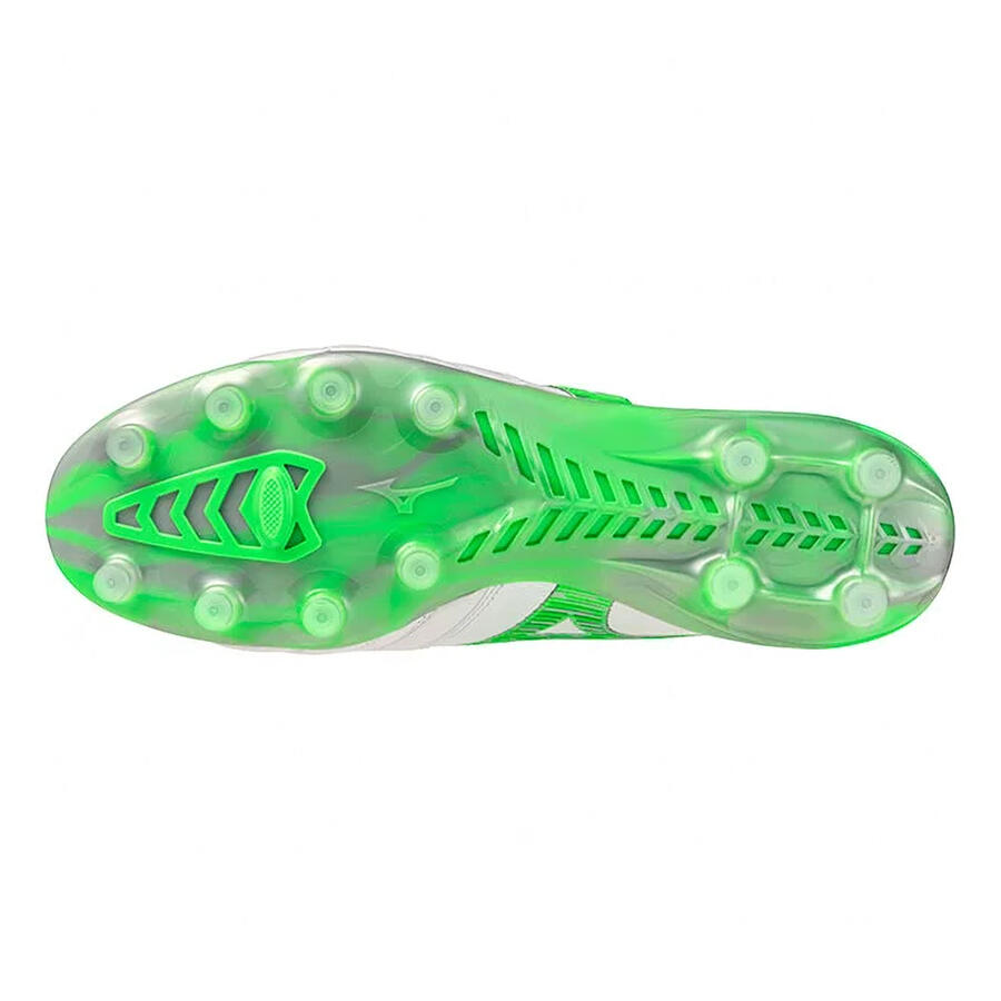 Scarpe Da Calcio Mizuno Morelia Neo Iv B Japan Bianche E Verdi 2/6