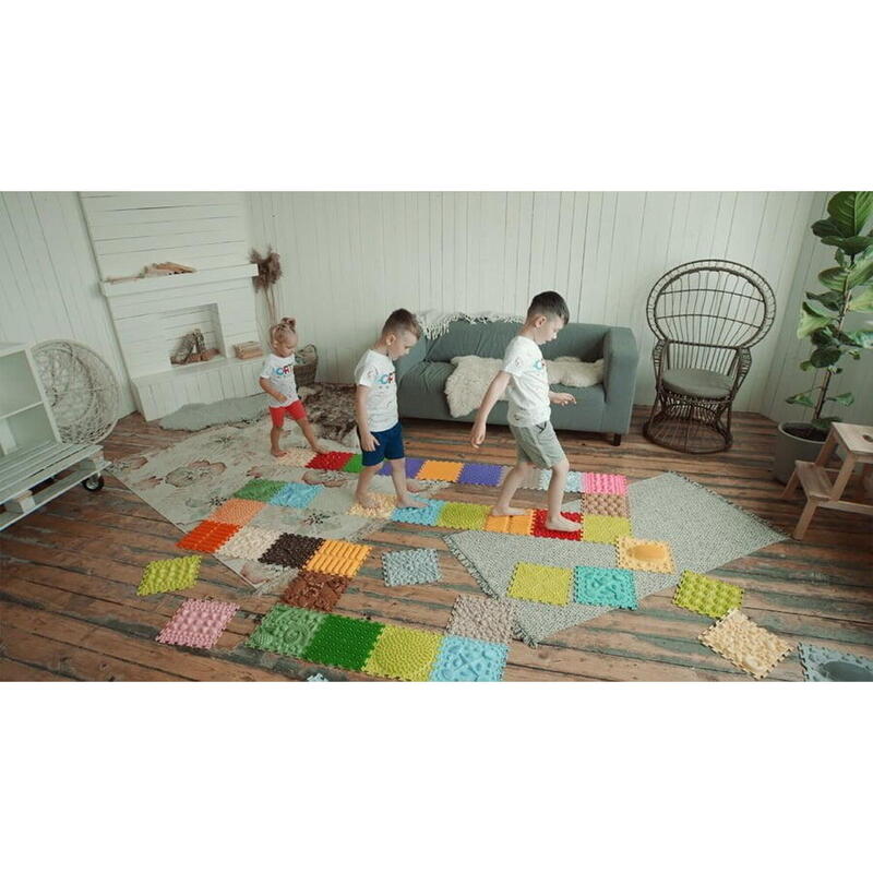 Copii Fitness Covor Senzorial Masaj Set 10 buc Puzzle Morning Miracle