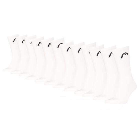 Chaussettes de sport entraînement 12 paires Blanc