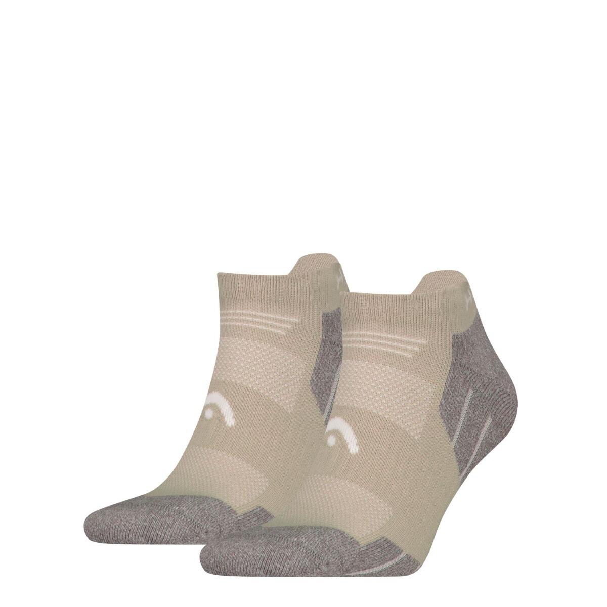 Wandelsokken Alle Klimaten Hiking Sneaker 6-pack Taupe 2/4