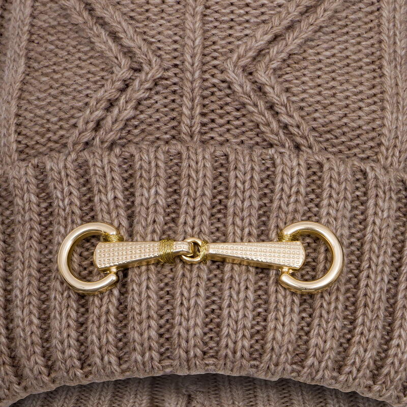 Czapka zimowa Equestrian Queen Eden 24AW damska z pomponem