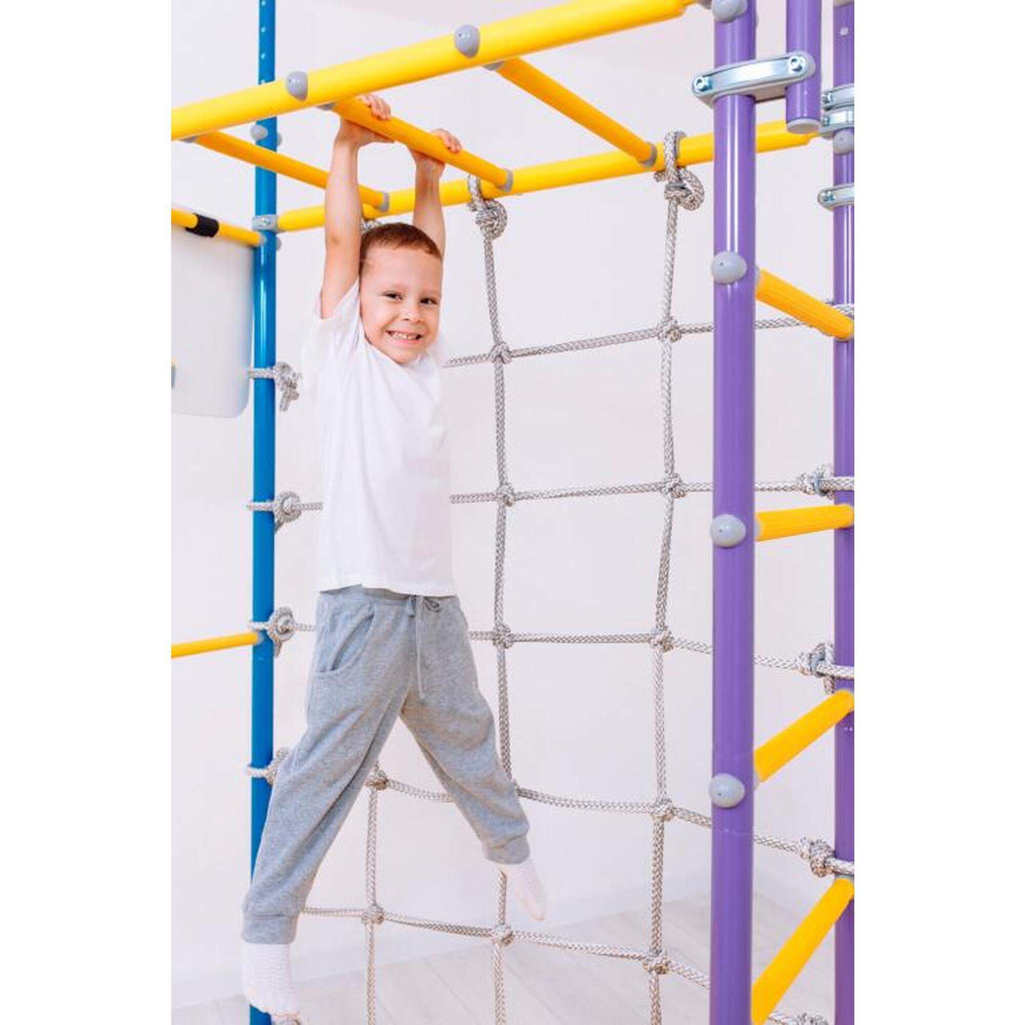 Copii Fitness Spalier Gimnastică Scară Suedeză Pegas Violet Metal Set