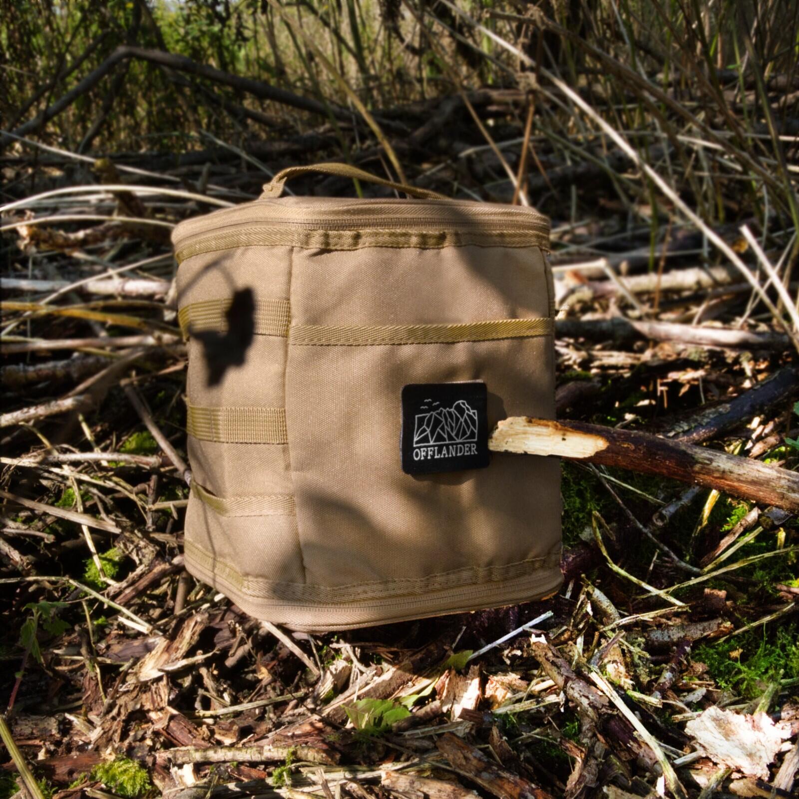 Torba Kempingowa OFFLANDER 10L Khaki Pionowa 4/4