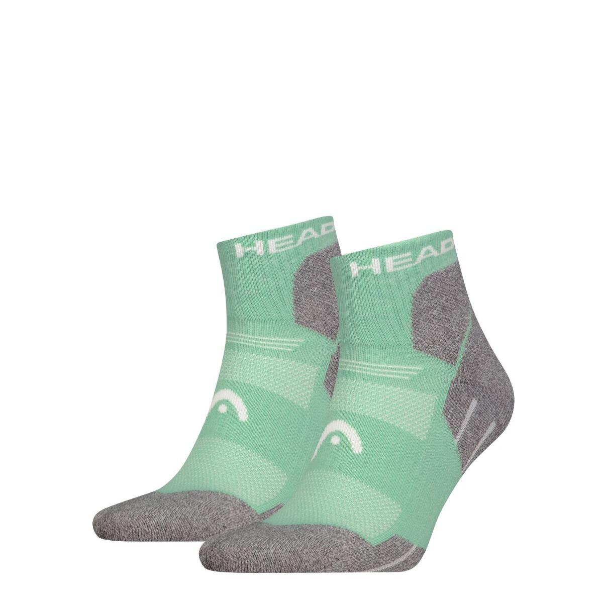 Wandersocken für alle Klimazonen, Hiking Viertel Socken, 6 Paar, Hellgrün 2/4