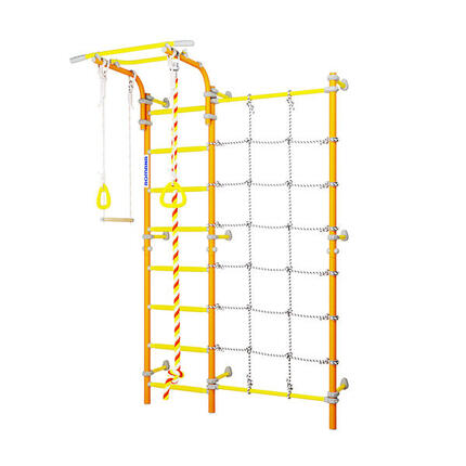 Next 3 Indoor Sprossenwand mit Kletternetz