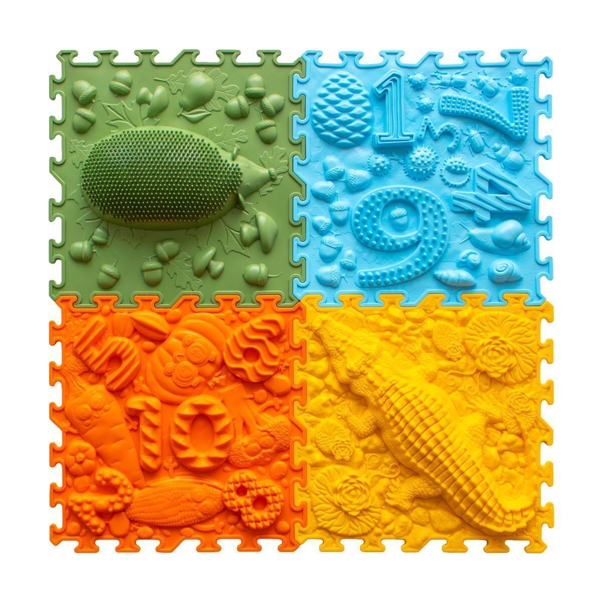 mata sensoryczna Forest School 4 szt. 25x25cm