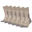 Chaussettes randonnée tous climats randonnée Crew 6 paires Taupe