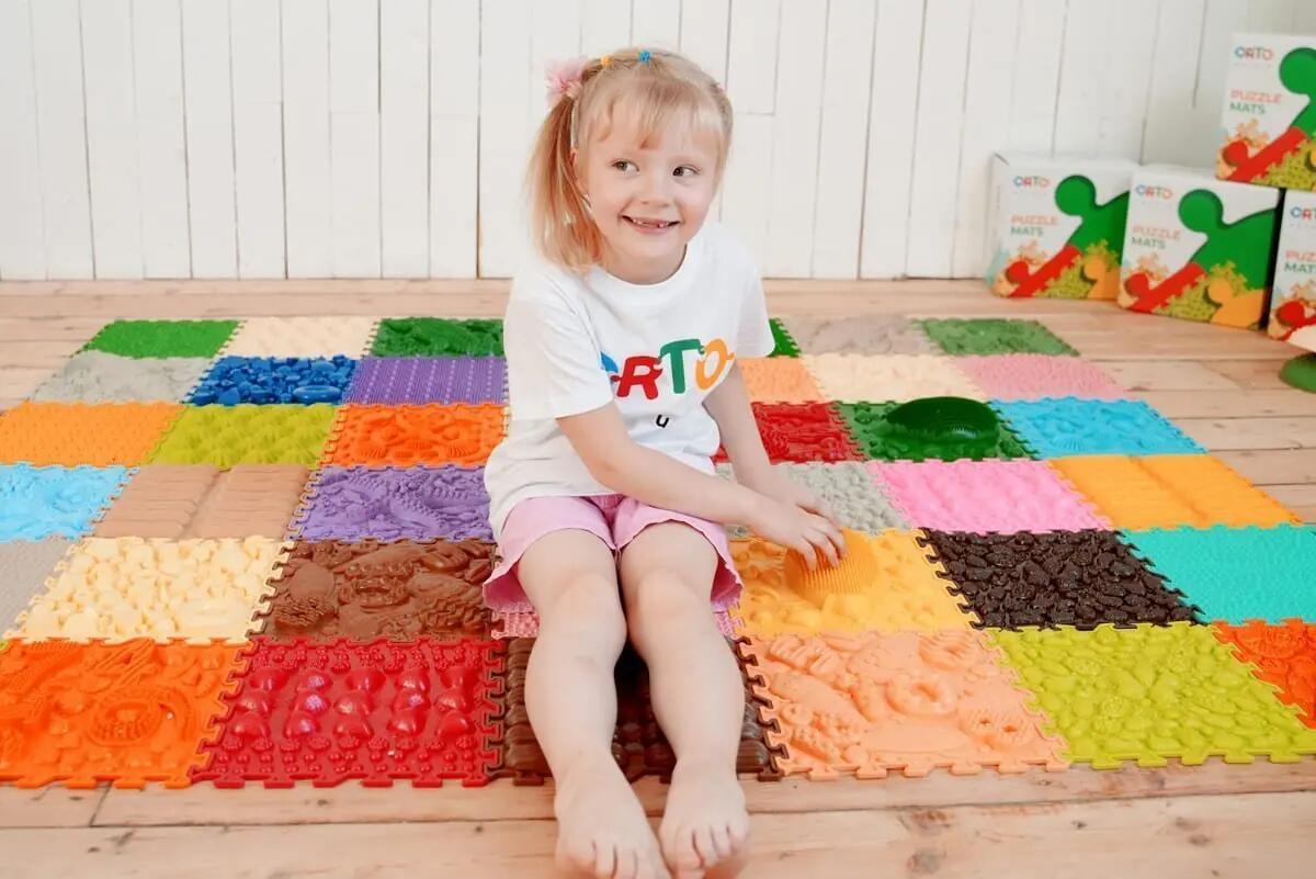 mata sensoryczna Forest School 4 szt. 25x25cm 2/6