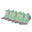 Chaussettes randonnée sneaker de randonnée tous climats 6 paires Vert Clair