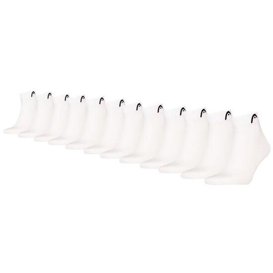 Quart de chaussettes entraînement 12 paires Blanc