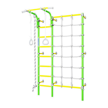 Next 3 Indoor Sprossenwand mit Kletternetz