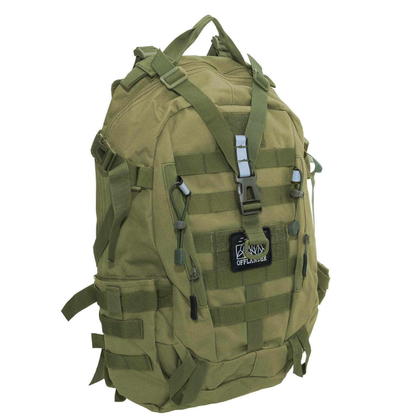 Plecak turystyczny OFFLANDER 25L Zielony TREKKER 3/4