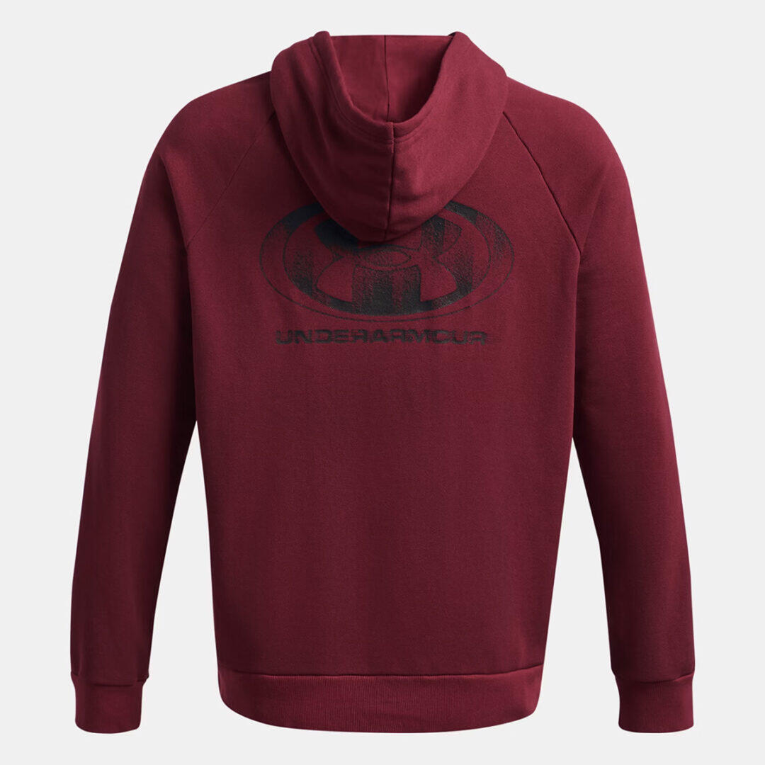 Moletom com Capuz UA Rival Fleece Under Armour Bordô 2/5