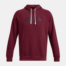 Sweat à capuche molletonné UA Rival Fleece Under Armour Bordeaux