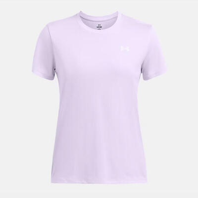 Ua techshirt gemêleerd dames t-shirt paars