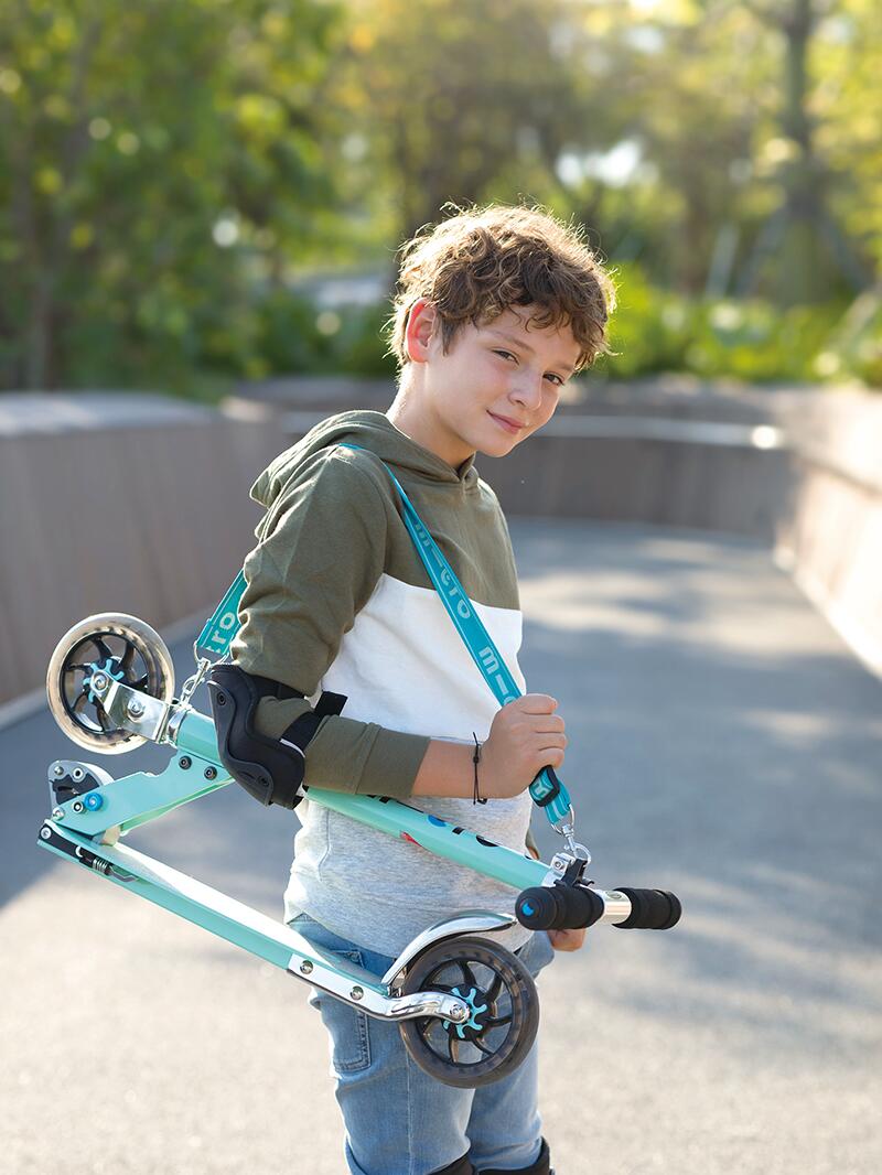 Reflecterende draagriem voor 2-wiel scooter - Rood 3/3