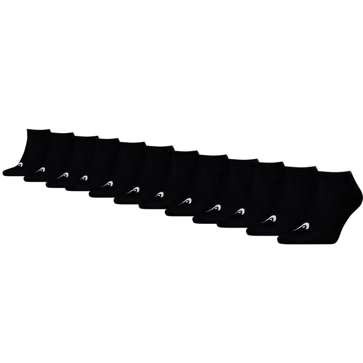 Head - Chaussettes Sneaker Entraînement 12 Paires Noir - Chaussettes - Noir - 35/38 - Decathlon