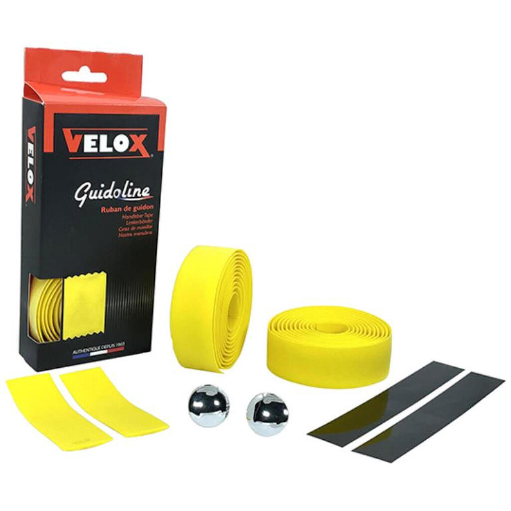 Velox Maxi Cork Gel Handlebar Tape Yellow (2 Pieces)