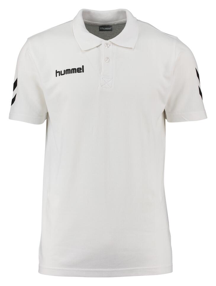 Koszulka polo Hummel CORE COTTON POLO biała