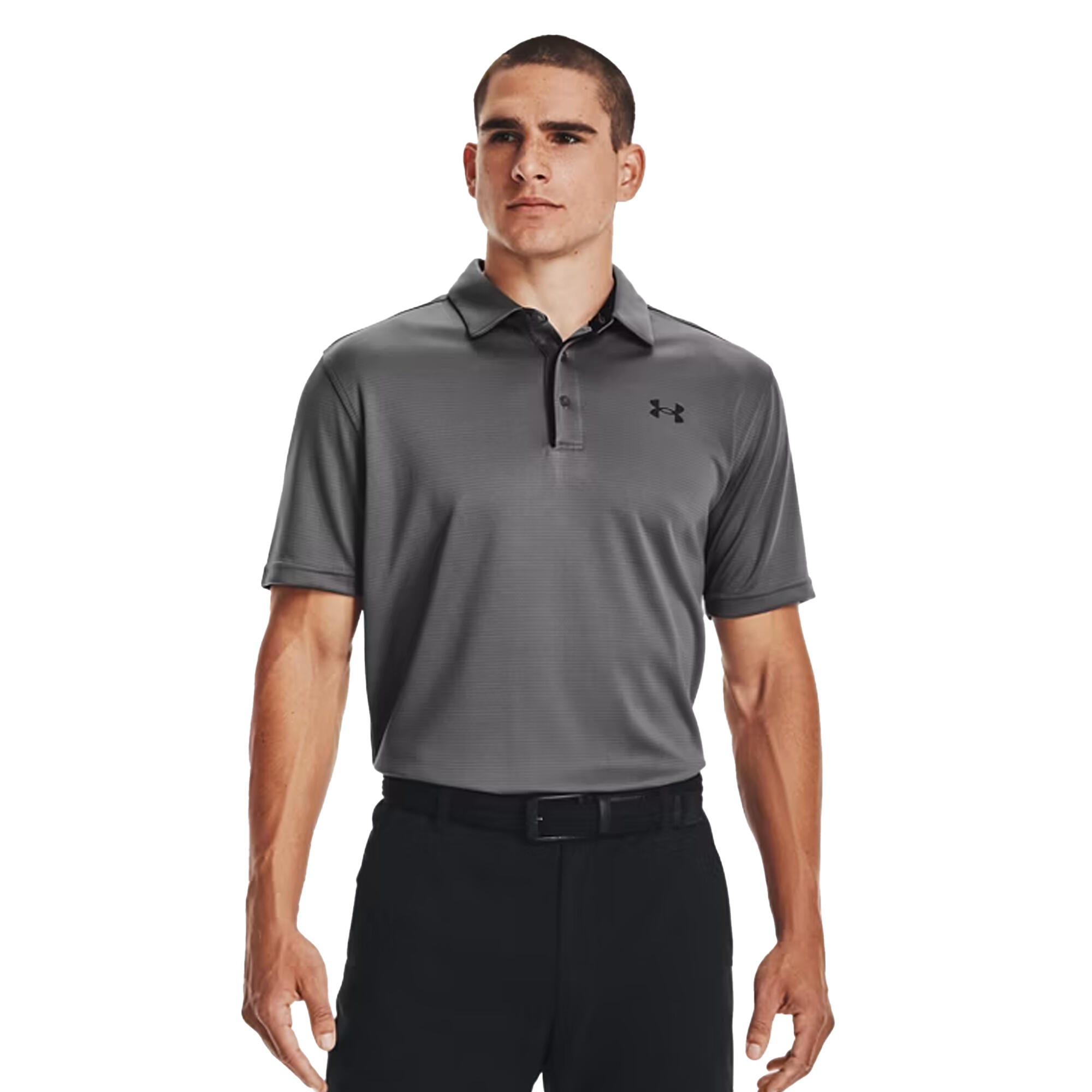 Maglietta Polo Uomo Under Armour Tech Grafite Nero 4/4