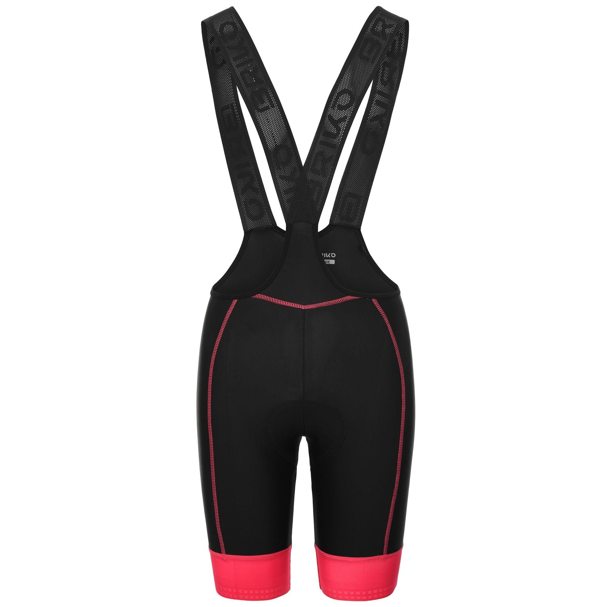 BRIKO briko tuta nero da donna in materiale sintetico da ciclismo e bici road