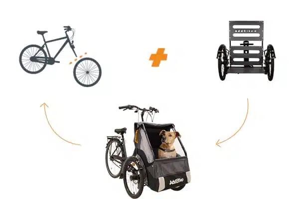 Lastenfahrrad für Hunde 7/7