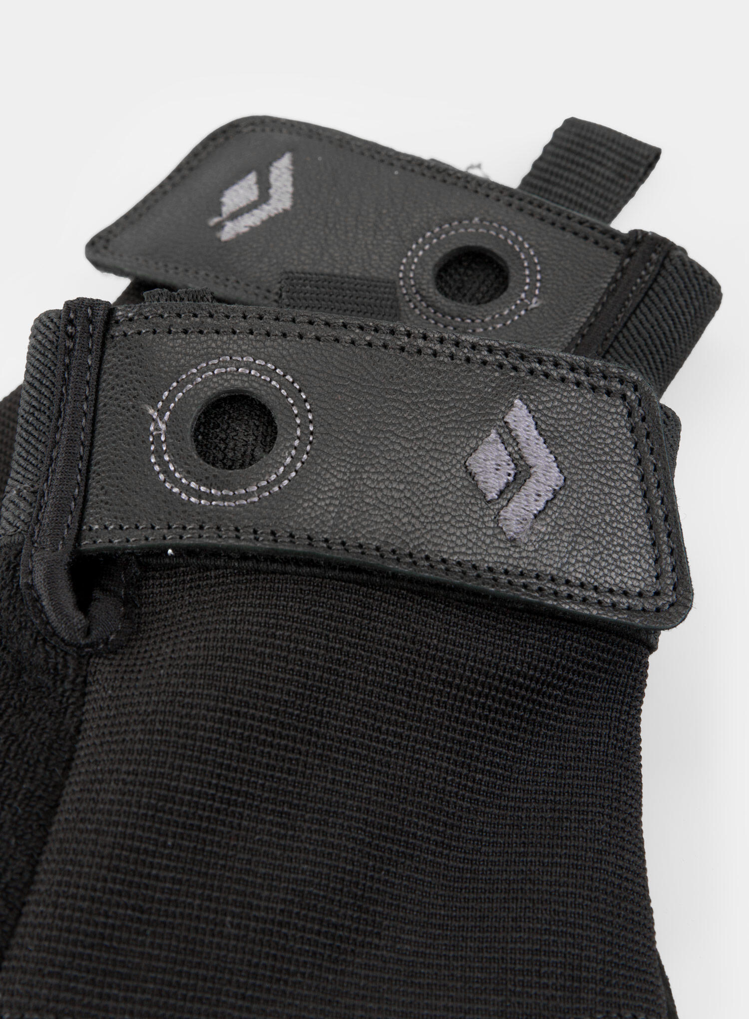 Black Diamond Crag Kletterhandschuhe Halbfinger, atmungsaktiv, Lederpalme 5/5