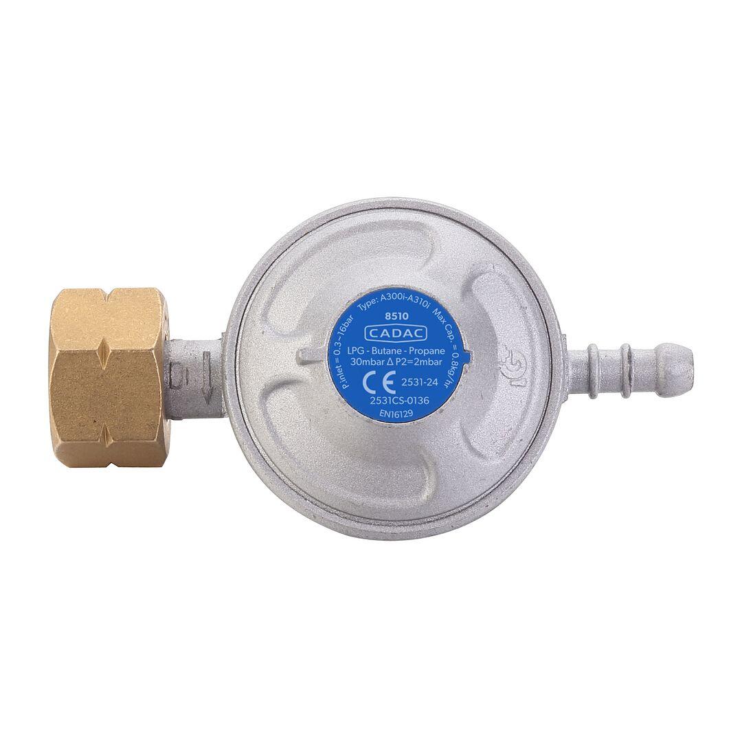 Détendeur universel CADAC avec manomètre - 30mbar 3/3