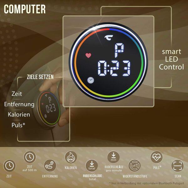 Wioślarz domowy elektromagnetyczny Christopeit Vico 6/7