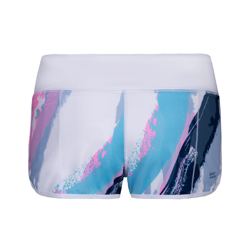 Babra Tech 2 in 1 Shorts - weiss/aqua