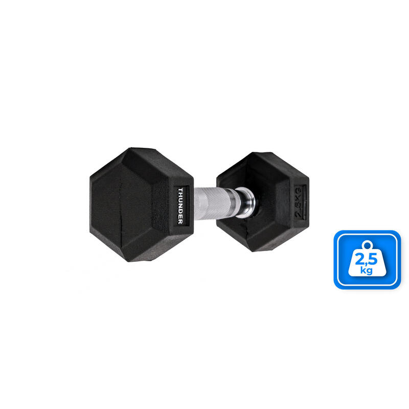 Hexagonální činka Thunder HEX 2,5 kg