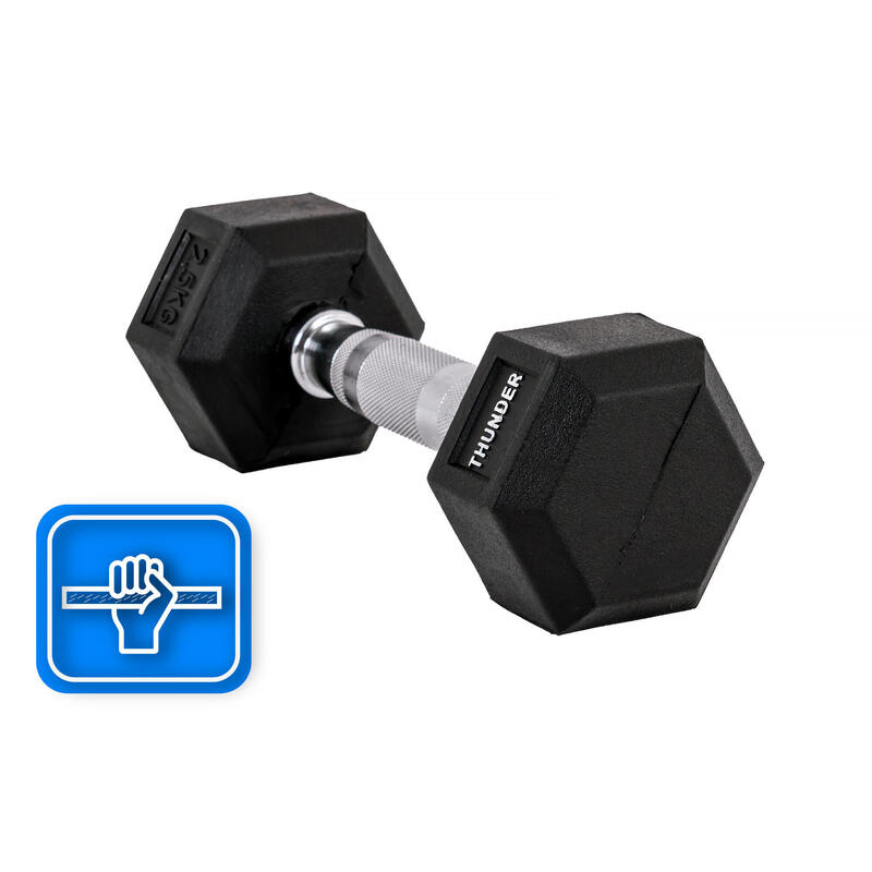 Hexagonální činka Thunder HEX 2,5 kg