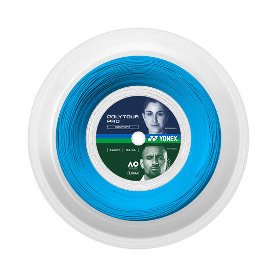 Naciąg do rakiety tenisowej Yonex POLY TOUR PRO szpula 200m grafit -
