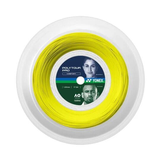 Naciąg do rakiety tenisowej Yonex POLY TOUR PRO szpula 200m grafit -