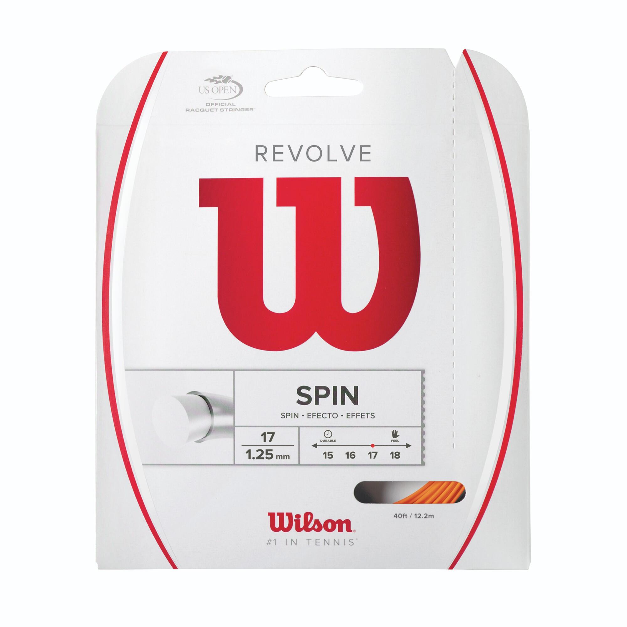 Naciąg tenisowy Wilson Revolve Spin set 12 m. 1,25mm 4/4