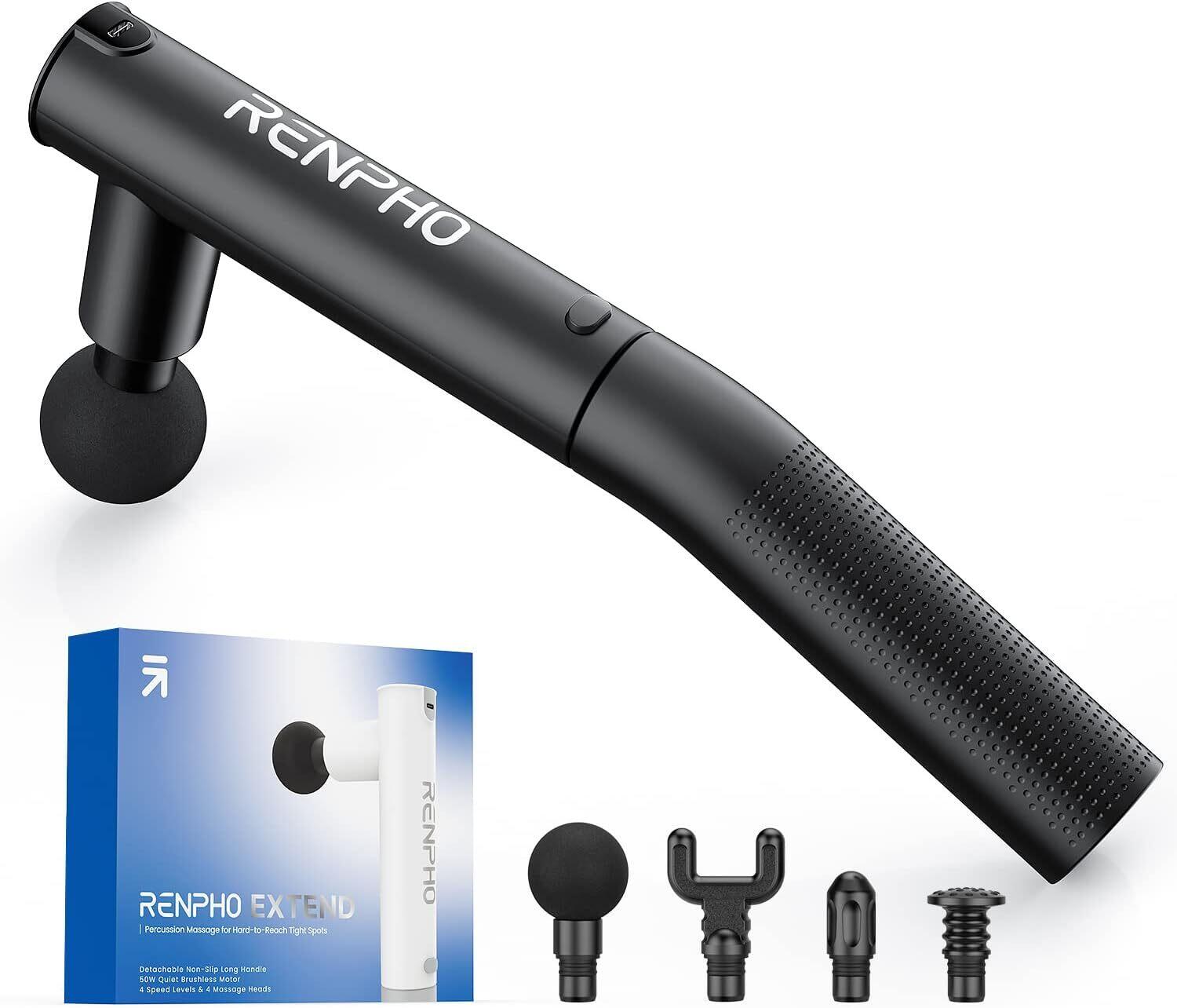 Pistolet de massage RENPHO Extend C004 -  4 têtes de massage 2/3