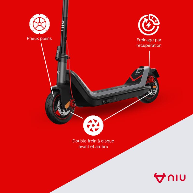 Trottinette électrique KQi3 Max | Gris Sidéral | léger