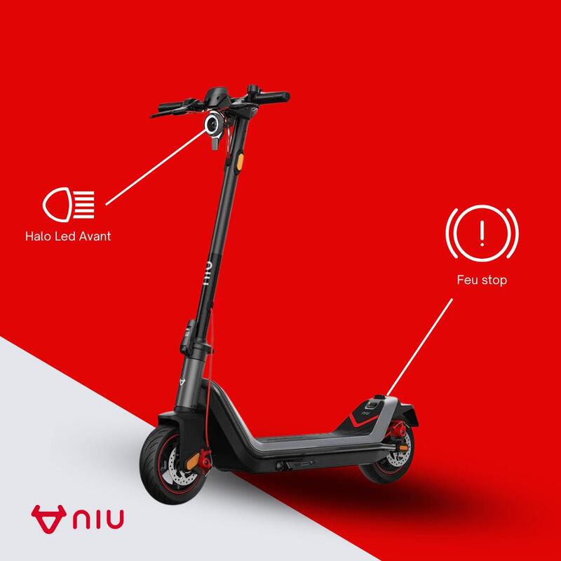 Trottinette électrique KQi3 Max | Gris Sidéral | léger