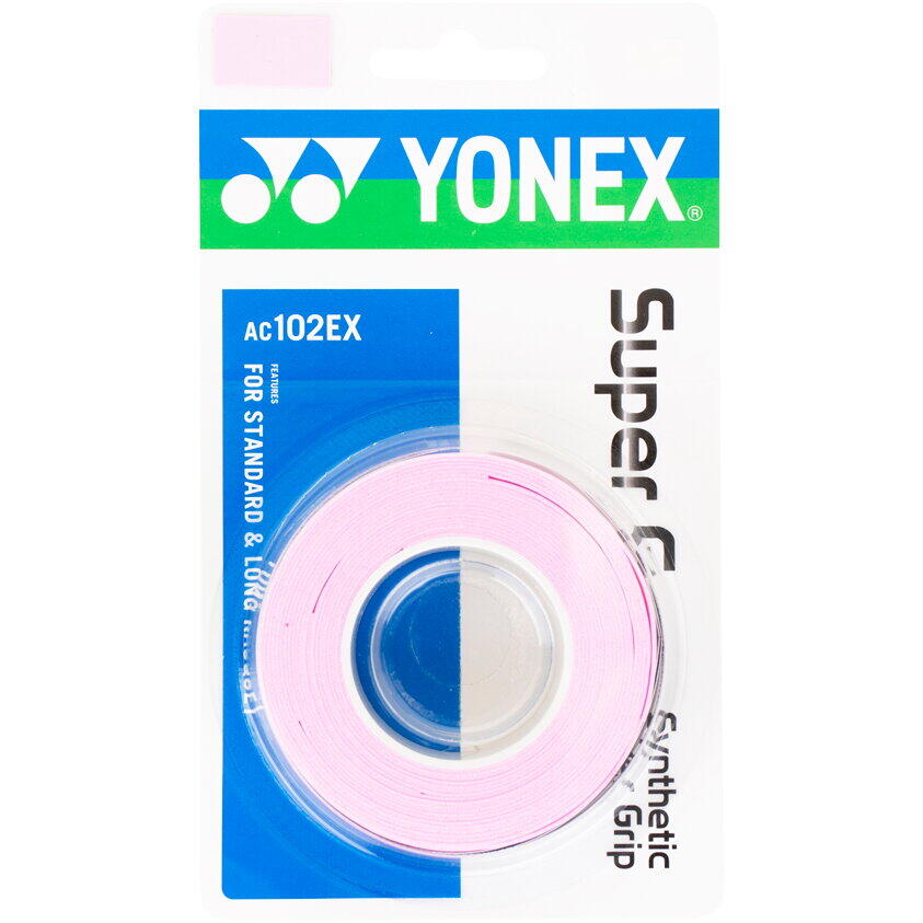 YONEX Fascia per racchetta da badminton YONEX AC 102 EX, 3 pz.