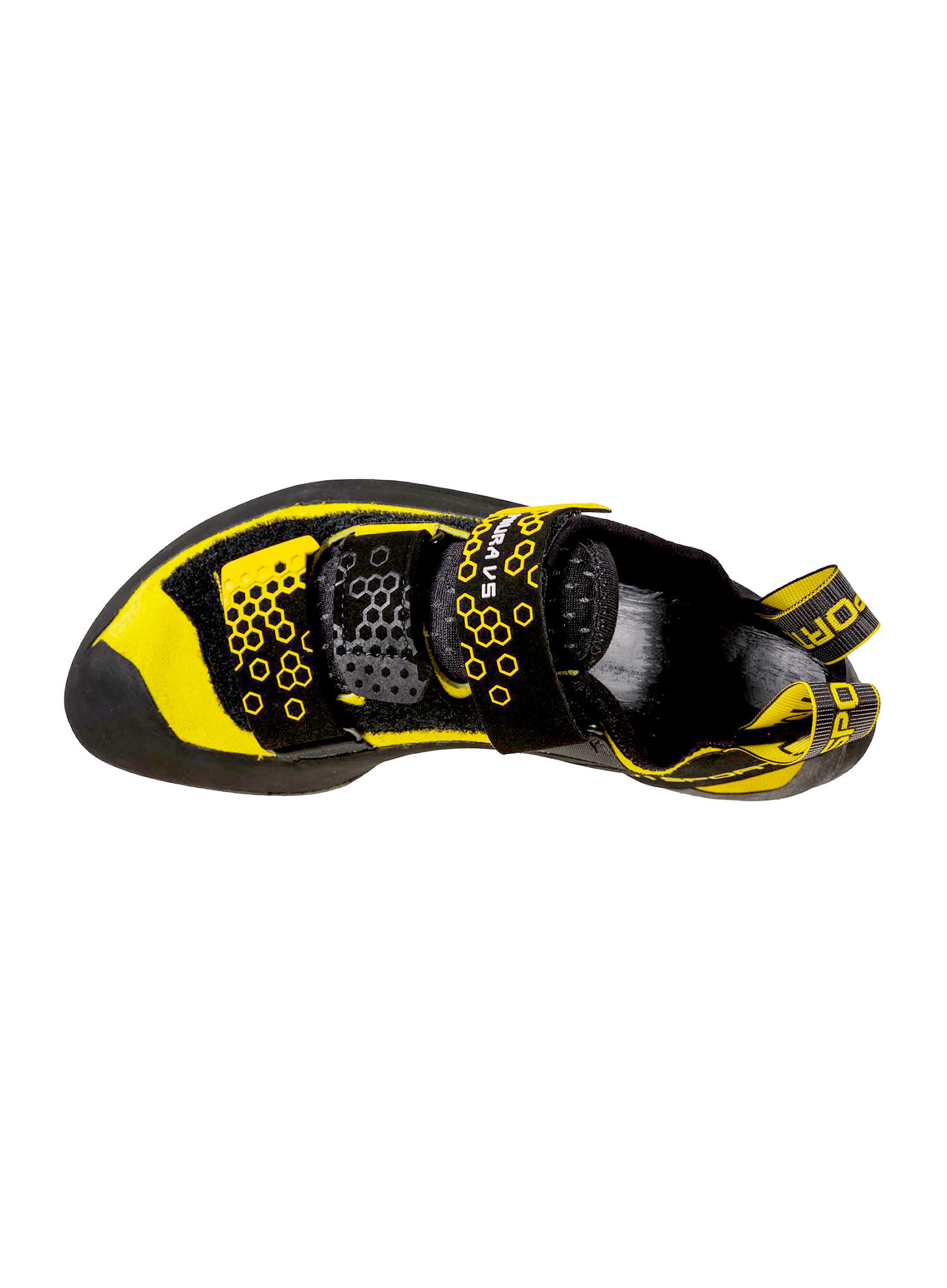 Scarpe da arrampicata La Sportiva Miura VS nero/giallo in pelle Vibram XS Grip2 7/7