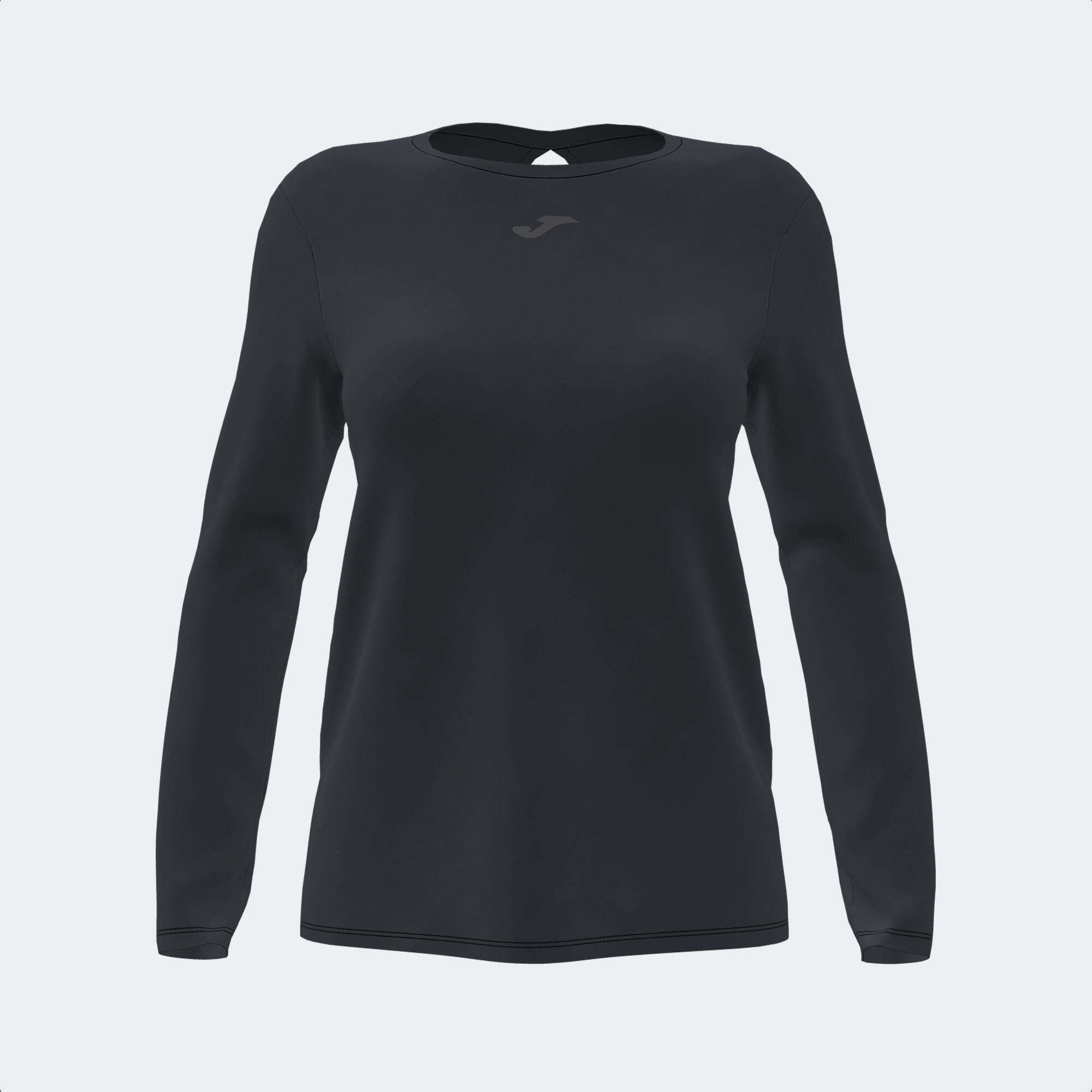 Maillot Manches Longues Fitness Femme Joma Organic Noir 1/2