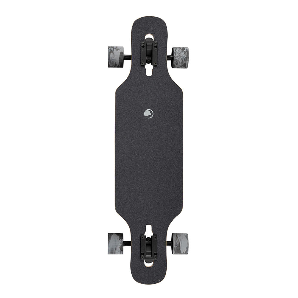 RAM Longboard Komplettboard 34" x 8,75" ABEC 9 Vexo gelb - schwarz 4/5