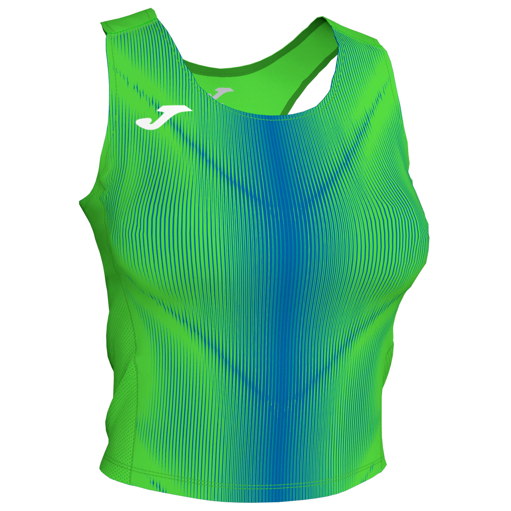 Top Fitness Mulher Joma Olimpia Verde Fluor