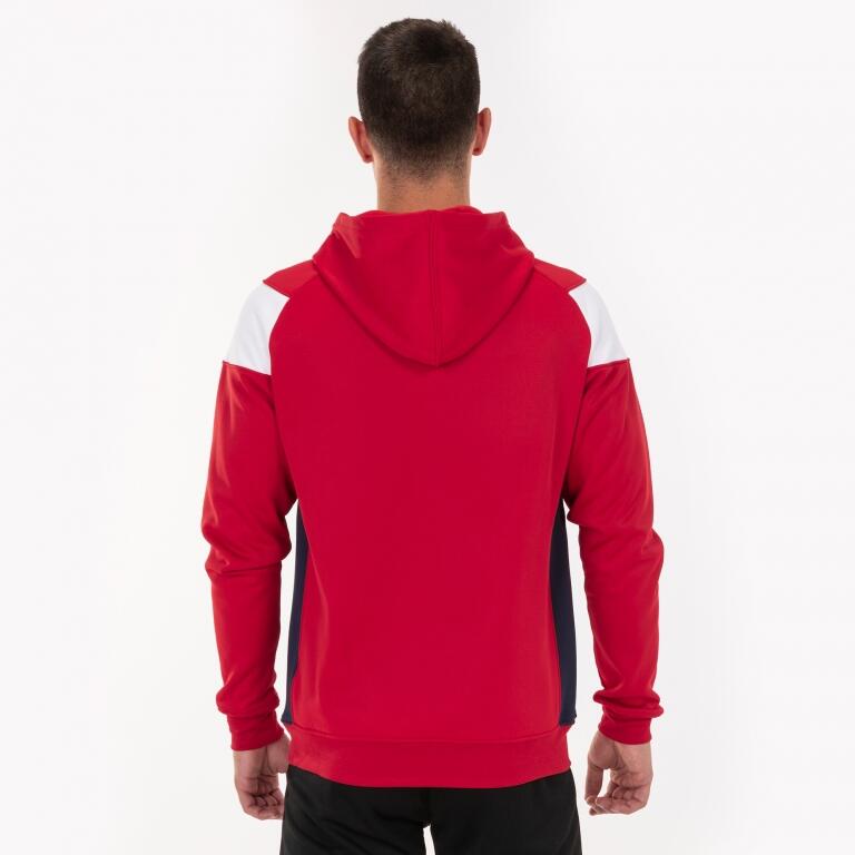 Casaco Com Capuz Futebol Homem Joma Crew III Vermelho 3/5