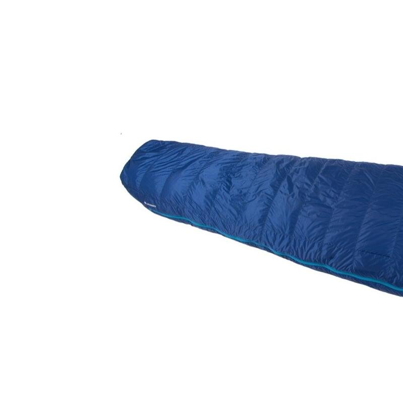 Sacco a pelo mummia Trekking Rimo III 850 - sinistra 200 cm - Blu Navy - adulti 4/5